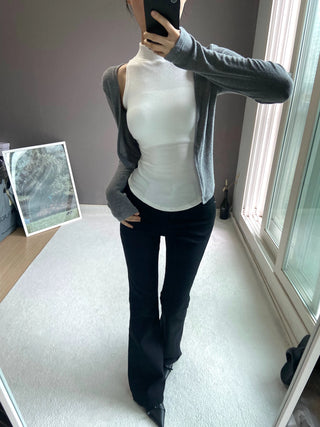ANGORA OPEN CARDIGAN