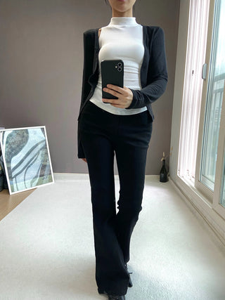 ANGORA OPEN CARDIGAN
