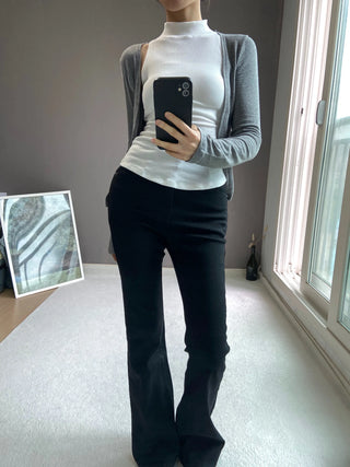 ANGORA OPEN CARDIGAN