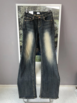 VINTAGE WASHING LOW DENIM