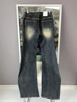 VINTAGE WASHING LOW DENIM
