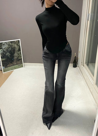 NING HALFNECK SLIM TEE