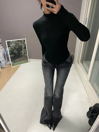NING HALFNECK SLIM TEE