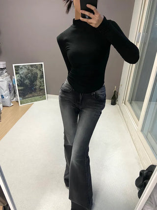NING HALFNECK SLIM TEE
