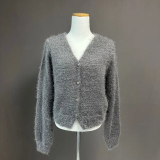 FEATHER V-NECK CARDIGAN