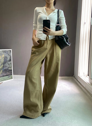 EASY TUCK PANTS