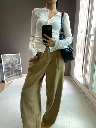 EASY TUCK PANTS