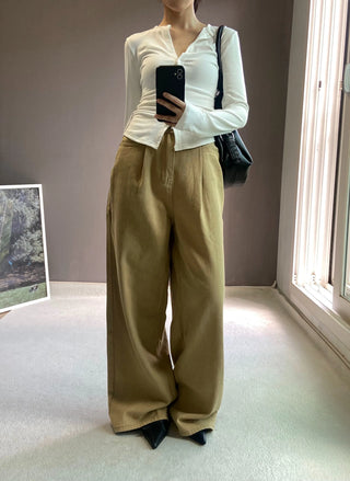 EASY TUCK PANTS