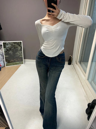 DELUA LOW BOOTSCUT PANTS