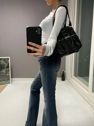DELUA LOW BOOTSCUT PANTS