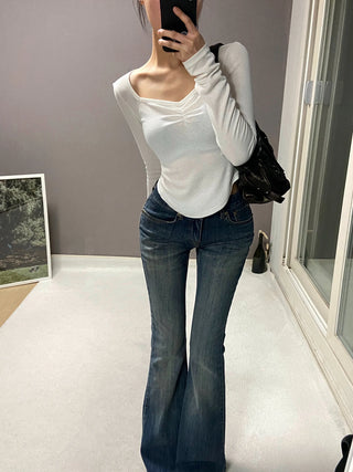 DELUA LOW BOOTSCUT PANTS