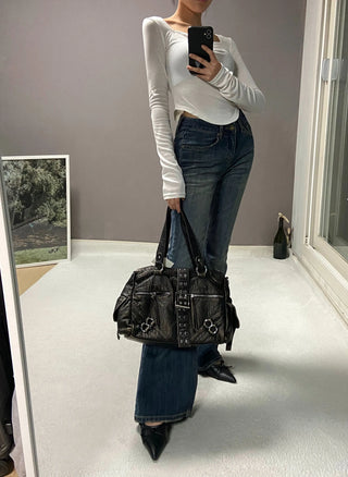 DELUA LOW BOOTSCUT PANTS