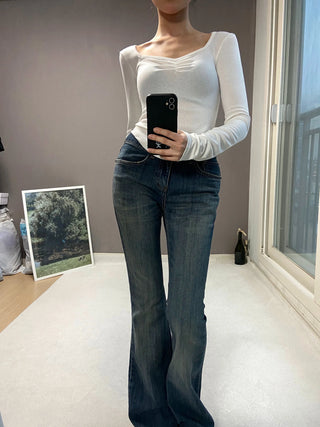 DELUA LOW BOOTSCUT PANTS