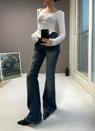DELUA LOW BOOTSCUT PANTS