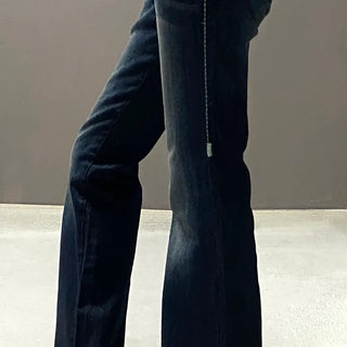 YELL STITCH LOW BOOTSCUT PANTS