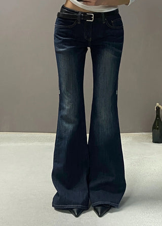 YELL STITCH LOW BOOTSCUT PANTS