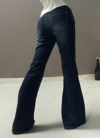 YELL STITCH LOW BOOTSCUT PANTS