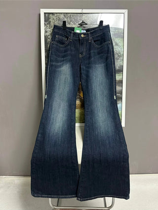 YELL STITCH LOW BOOTSCUT PANTS