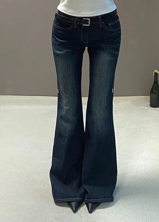 YELL STITCH LOW BOOTSCUT PANTS