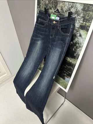 YELL STITCH LOW BOOTSCUT PANTS