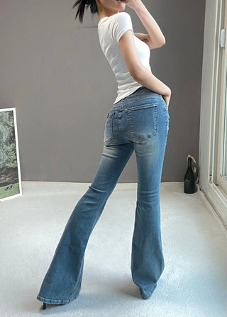 LOW BANDING BOOTSCUT PANTS