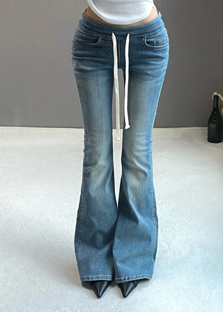 LOW BANDING BOOTSCUT PANTS
