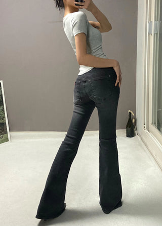LOW BANDING BOOTSCUT PANTS
