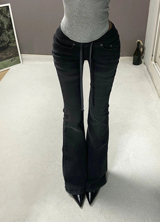 LOW BANDING BOOTSCUT PANTS