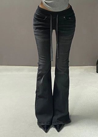 LOW BANDING BOOTSCUT PANTS