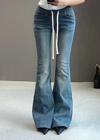 LOW BANDING BOOTSCUT PANTS