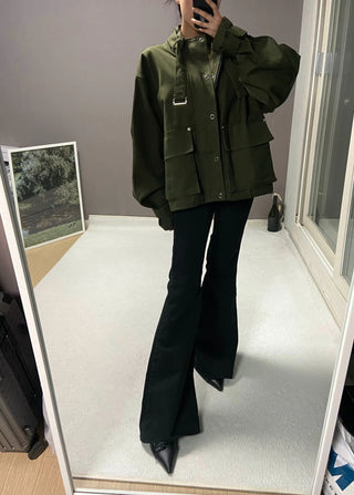 BELTED FIELD JACKET