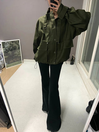 BELTED FIELD JACKET