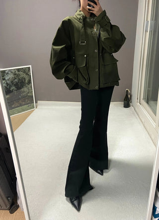 BELTED FIELD JACKET
