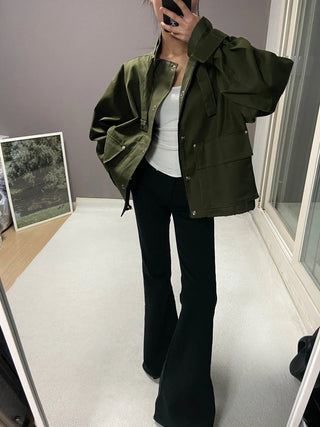 BELTED FIELD JACKET
