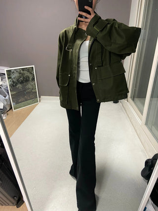 BELTED FIELD JACKET