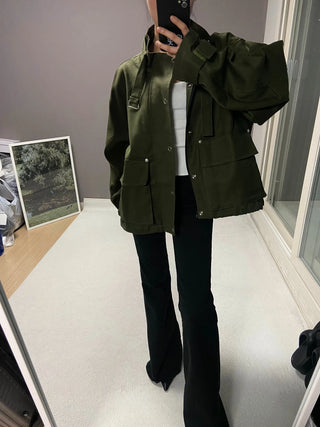 BELTED FIELD JACKET
