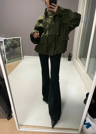 BELTED FIELD JACKET