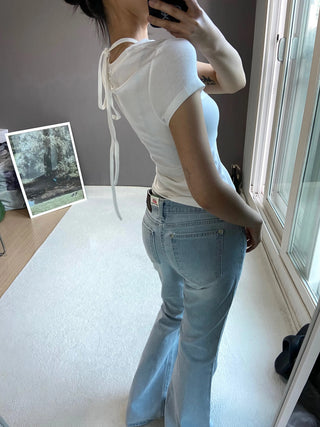 MEGAN LOW BOOTSCUT PANTS