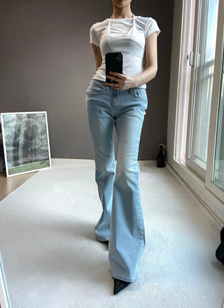 MEGAN LOW BOOTSCUT PANTS