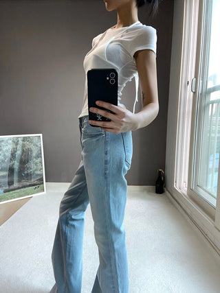 MEGAN LOW BOOTSCUT PANTS