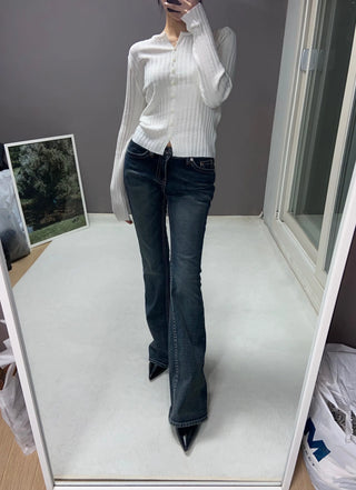 BETTY LOWRISE BOOTSCUT PANTS