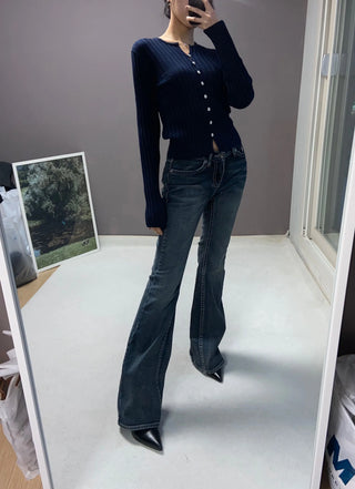 BETTY LOWRISE BOOTSCUT PANTS