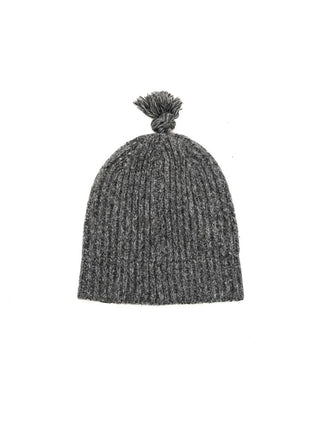 [Moromoro2] Wool Blend Tassel Knot Beanie