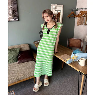 Striped camisole dress