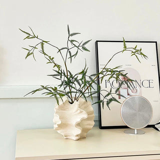 Minimalist Coral Ceramic Vase