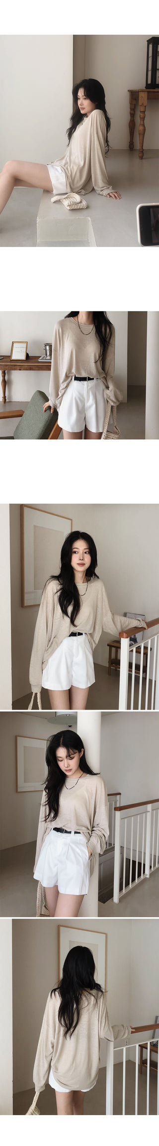 Sweat Linen T-Shirt - 4 Colors