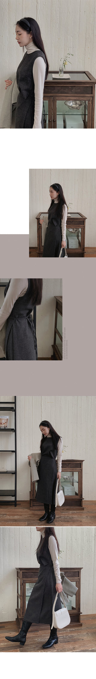 (Slim Fit/Basic Fit) Turtleneck T-Shirt - 7 Colors
