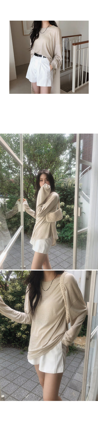 Sweat Linen T-Shirt - 4 Colors