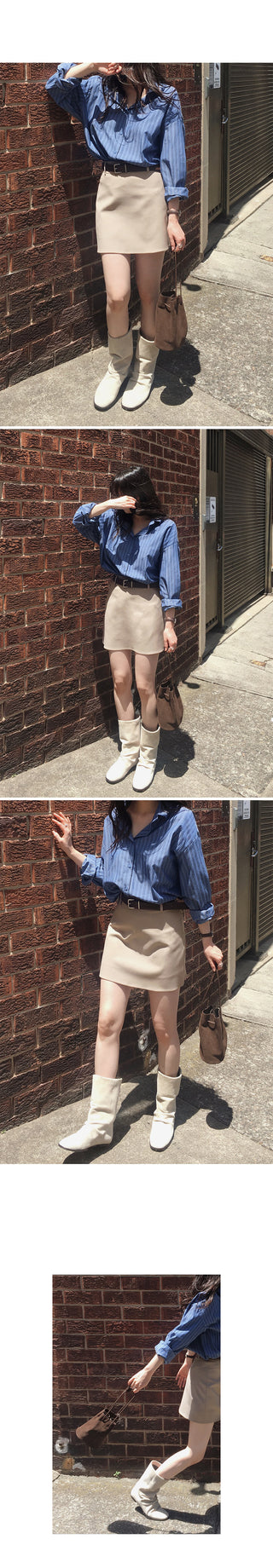 Clean Fit Mini Skirt