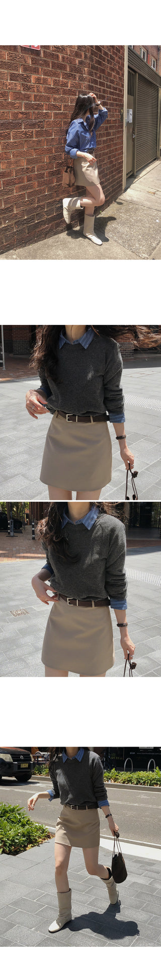 Clean Fit Mini Skirt
